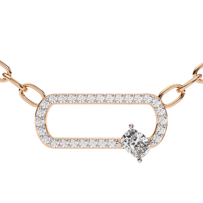 Orbit Charm Lab Grown Diamond Pendant