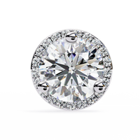 Eterna Classic Halo Lab Grown Diamond Studs - Ophiratbf