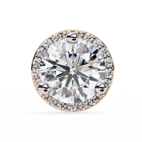 Eterna Classic Halo Lab Grown Diamond Studs - Ophiratbf