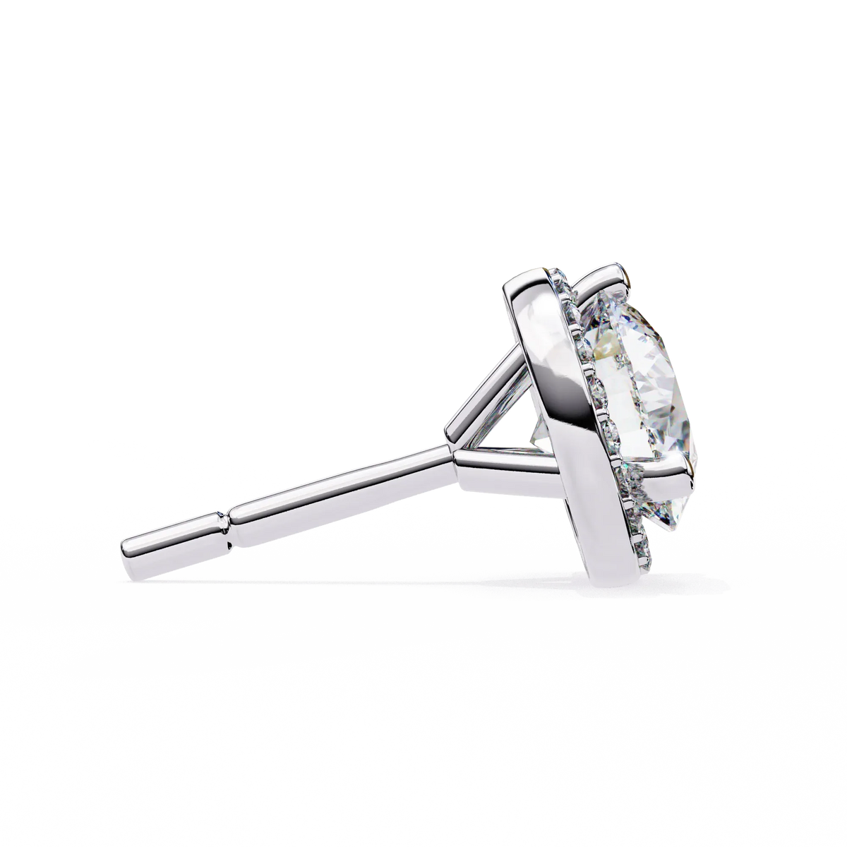 Eterna Classic Halo Lab Grown Diamond Studs - Ophiratbf