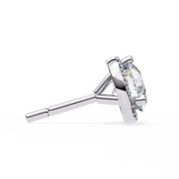 Eterna Classic Halo Lab Grown Diamond Studs - Ophiratbf