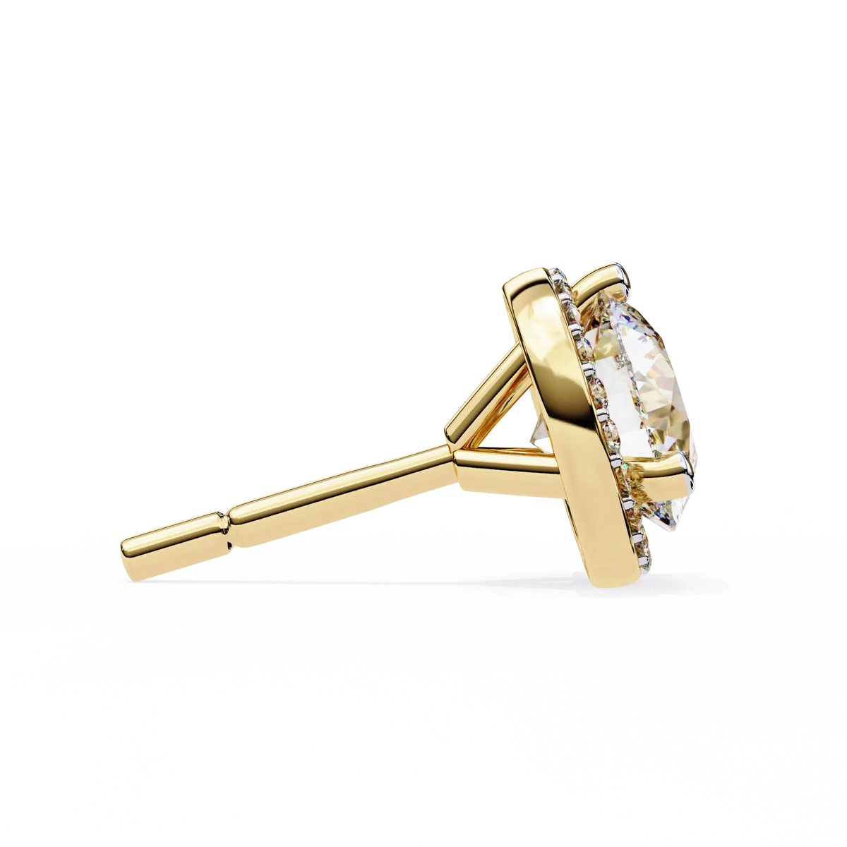 Eterna Classic Halo Lab Grown Diamond Studs - Ophiratbf