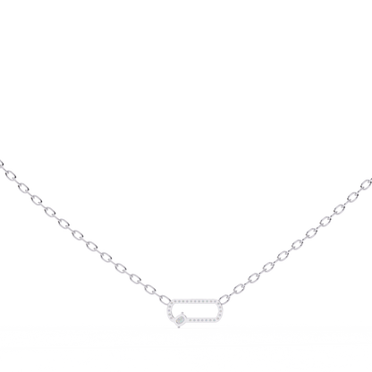 Orbit Charm Lab Grown Diamond Pendant