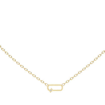 Orbit Charm Lab Grown Diamond Pendant