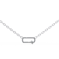 Orbit Charm Lab Grown Diamond Pendant - Ophiratbf