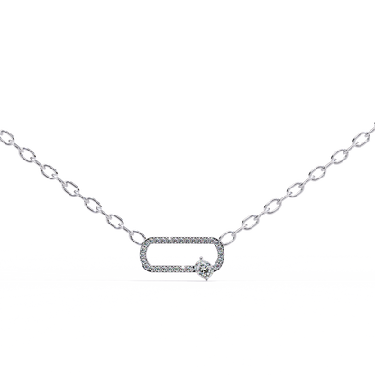 Orbit Charm Lab Grown Diamond Pendant