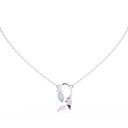 Flora Vine Lab Grown Diamond Pendant
