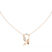 Flora Vine Lab Grown Diamond Pendant - Ophiratbf