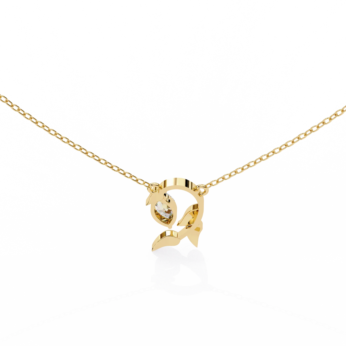 Flora Vine Lab Grown Diamond Pendant - Ophiratbf