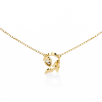 Flora Vine Lab Grown Diamond Pendant - Ophiratbf