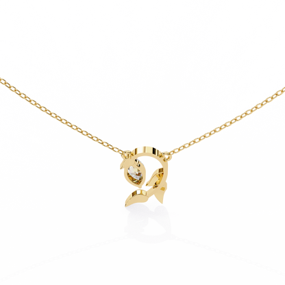 Flora Vine Lab Grown Diamond Pendant