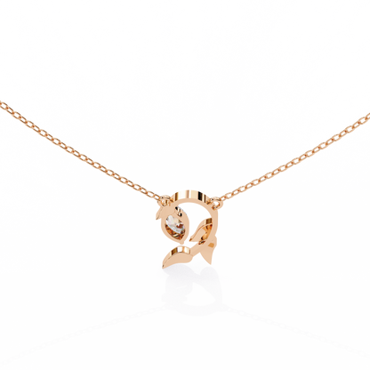 Flora Vine Lab Grown Diamond Pendant