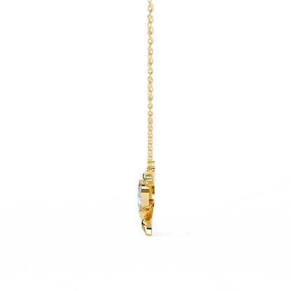 Flora Vine Lab Grown Diamond Pendant
