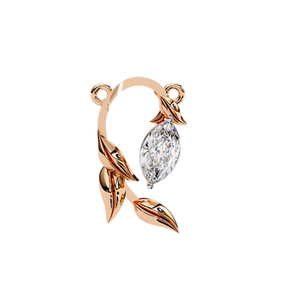 Flora Vine Lab Grown Diamond Pendant