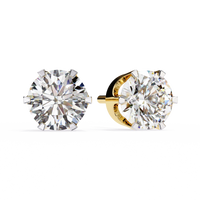 Aurelia Bezel Lab Grown Diamond Studs - Ophiratbf