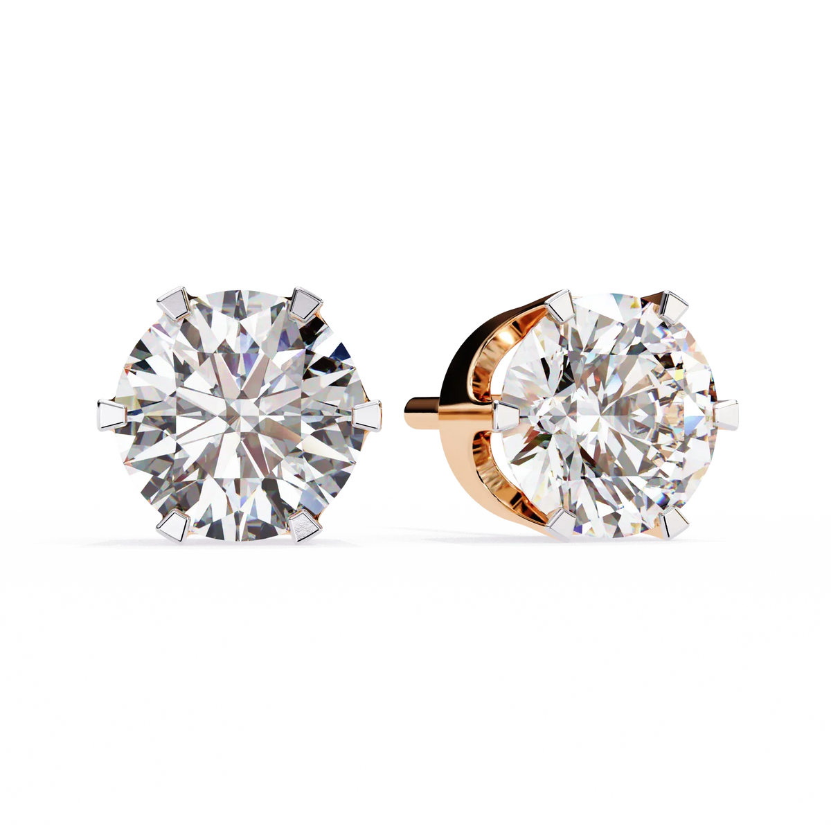 Aurelia Bezel Lab Grown Diamond Studs - Ophiratbf