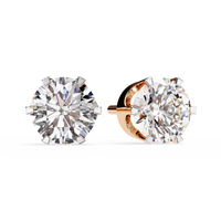 Aurelia Bezel Lab Grown Diamond Studs - Ophiratbf