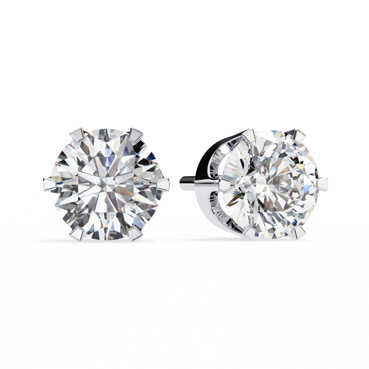 Aurelia Bezel Lab Grown Diamond Studs - Ophiratbf