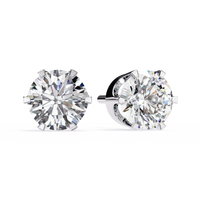 Aurelia Bezel Lab Grown Diamond Studs - Ophiratbf