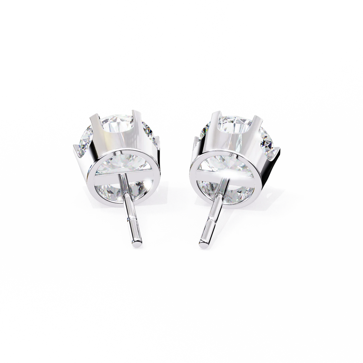 Aurelia Bezel Lab Grown Diamond Studs - Ophiratbf