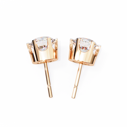 Aurelia Bezel Lab Grown Diamond Studs