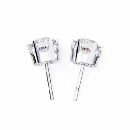 Aurelia Bezel Lab Grown Diamond Studs