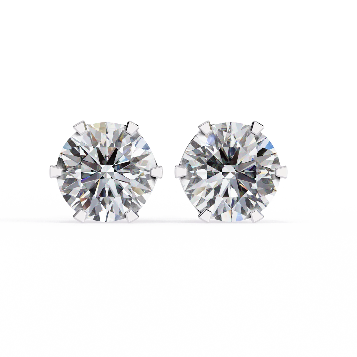 Aurelia Bezel Lab Grown Diamond Studs - Ophiratbf