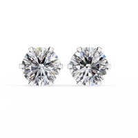 Aurelia Bezel Lab Grown Diamond Studs - Ophiratbf