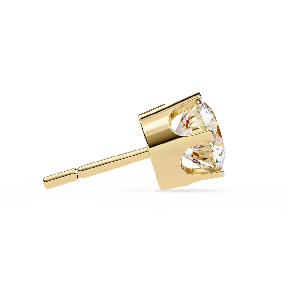 Aurelia Bezel Lab Grown Diamond Studs - Ophiratbf