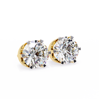 Aurelia Bezel Lab Grown Diamond Studs