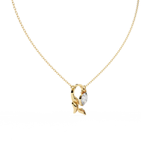 Flora Vine Lab Grown Diamond Pendant - Ophiratbf