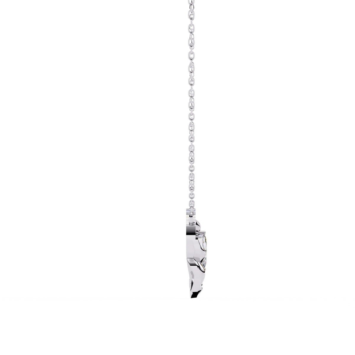 Flora Vine Lab Grown Diamond Pendant - Ophiratbf