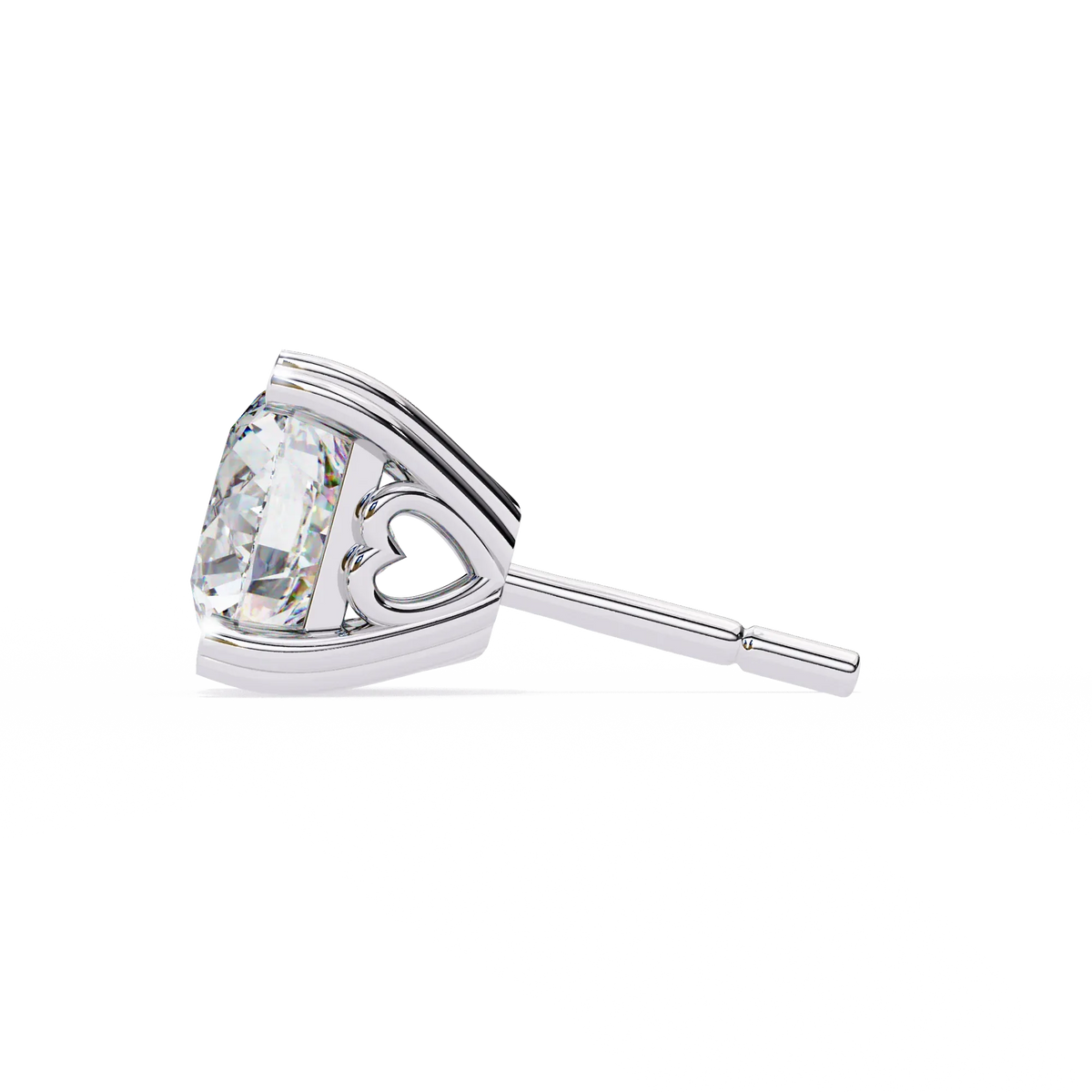 Amora Heart Gallery Lab Grown Diamond Studs - Ophiratbf