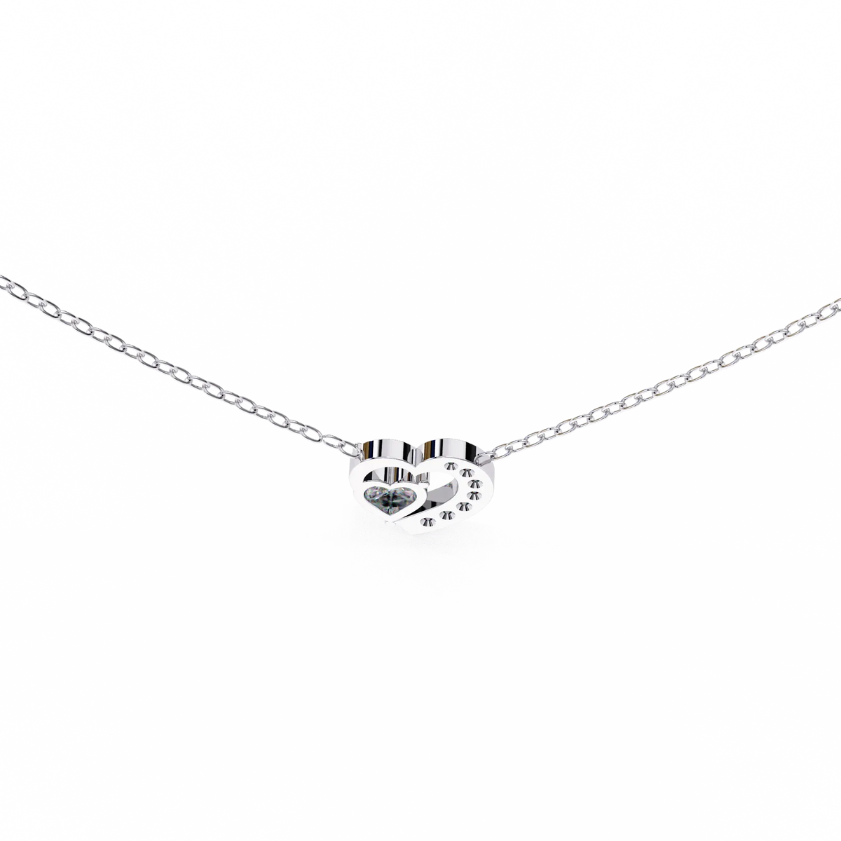 Serenade Heart Lab Grown Diamond Pendant - Ophiratbf