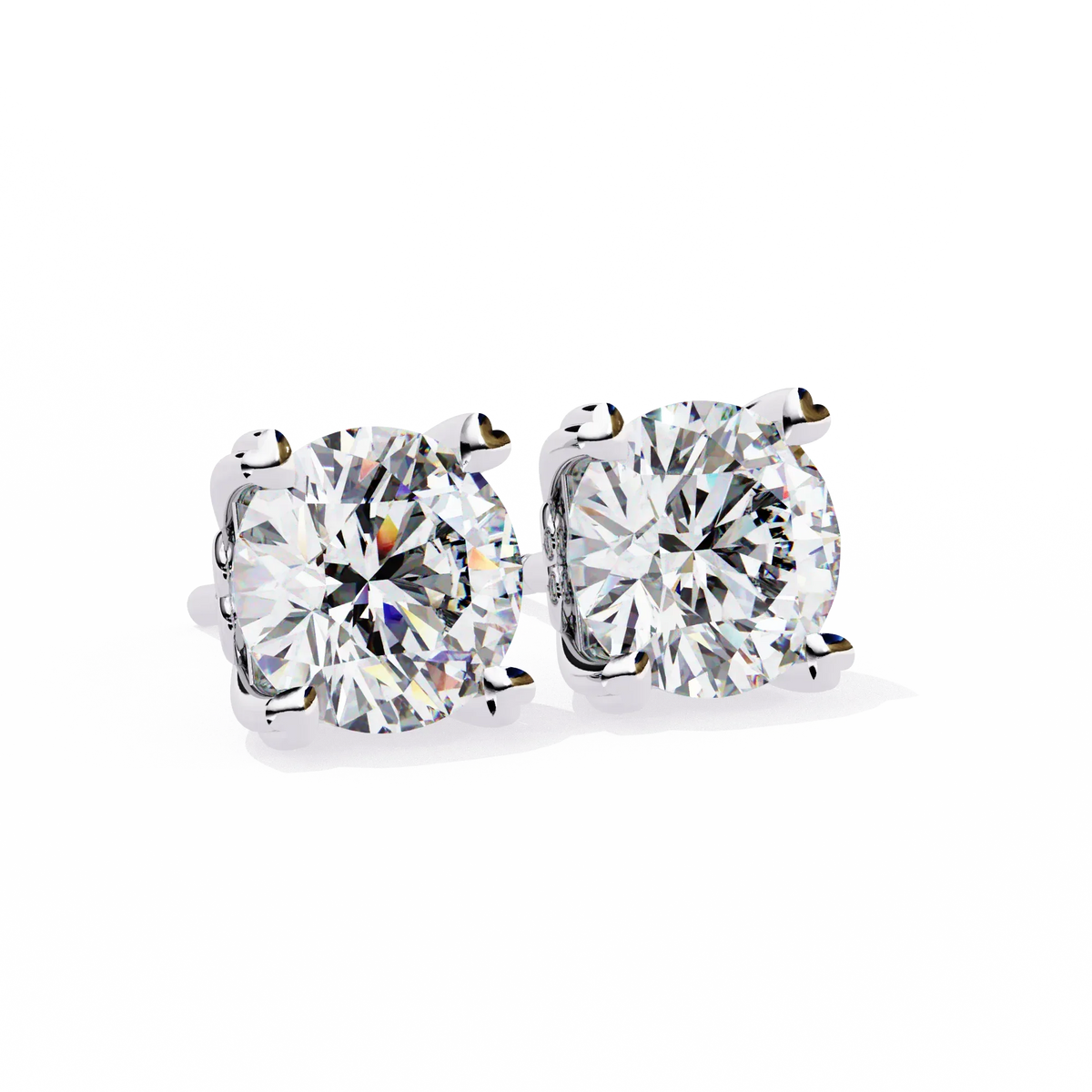 Amora Heart Gallery Lab Grown Diamond Studs - Ophiratbf