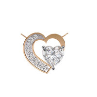 Serenade Heart Lab Grown Diamond Pendant - Ophiratbf