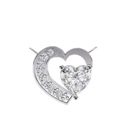 Serenade Heart Lab Grown Diamond Pendant - Ophiratbf