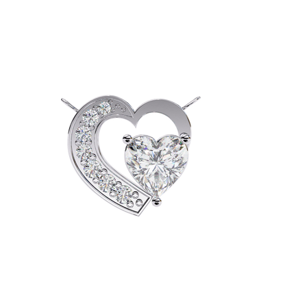Serenade Heart Lab Grown Diamond Pendant
