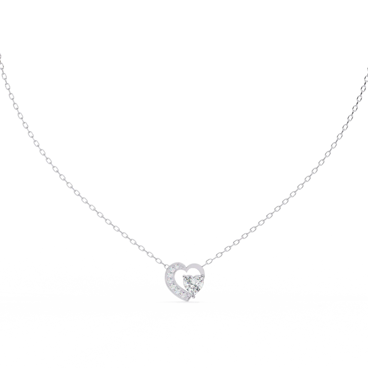 Serenade Heart Lab Grown Diamond Pendant - Ophiratbf