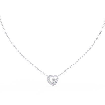 Serenade Heart Lab Grown Diamond Pendant