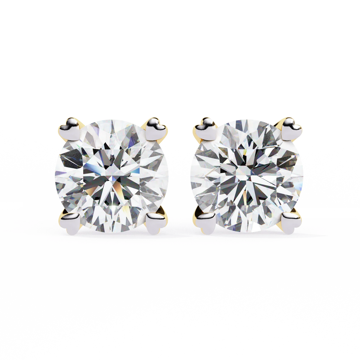 Amora Heart Gallery Lab Grown Diamond Studs - Ophiratbf