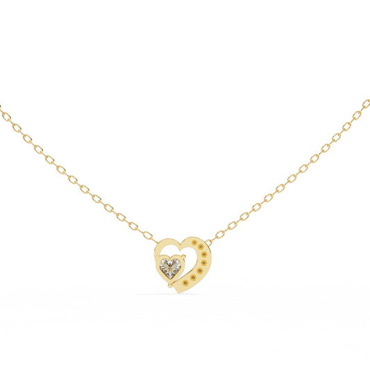 Serenade Heart Lab Grown Diamond Pendant