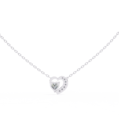 Serenade Heart Lab Grown Diamond Pendant