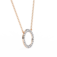 Eternelle Circle Lab Grown Diamond Pendant - Ophiratbf