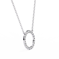 Eternelle Circle Lab Grown Diamond Pendant - Ophiratbf