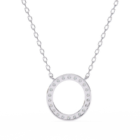 Eternelle Circle Lab Grown Diamond Pendant - Ophiratbf