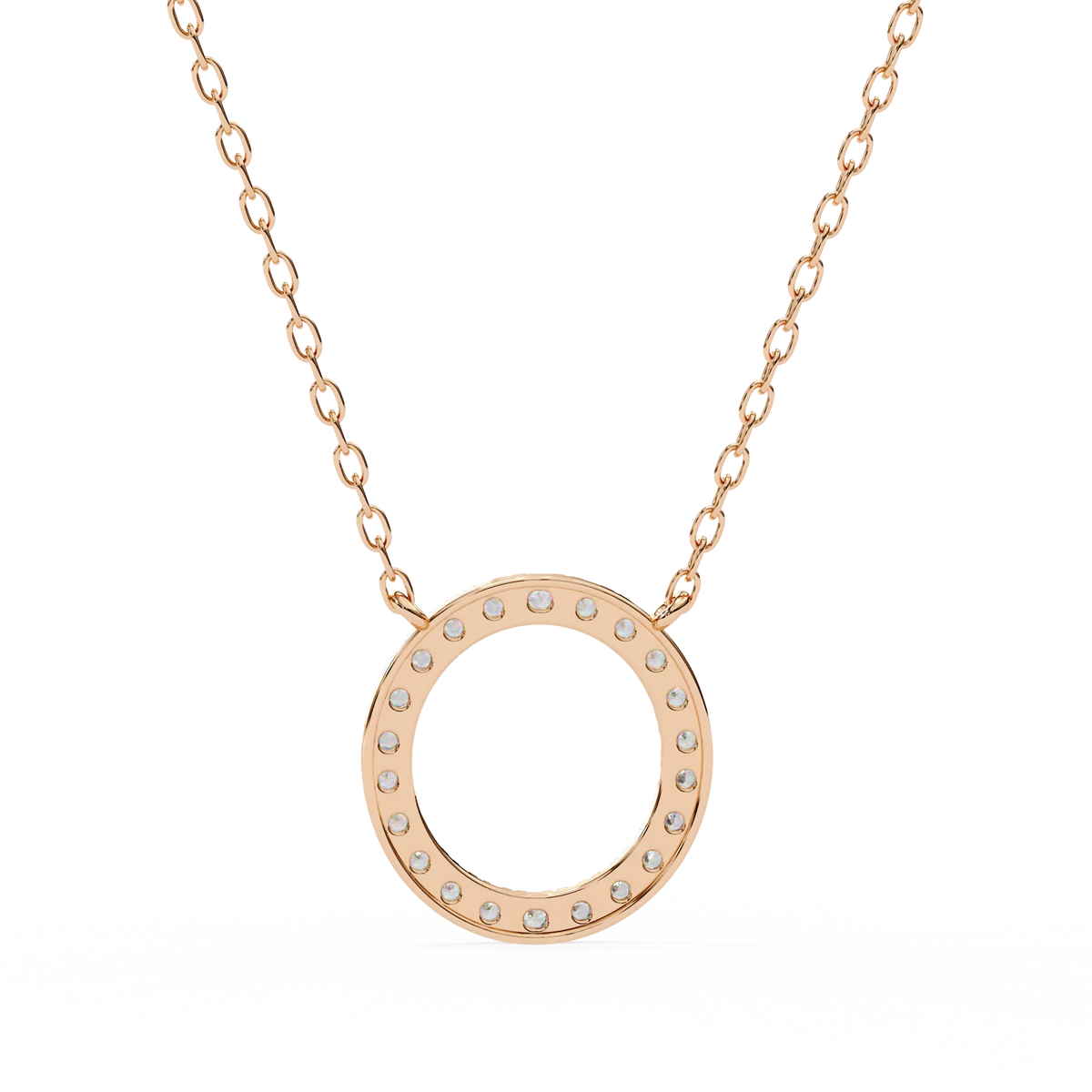 Eternelle Circle Lab Grown Diamond Pendant - Ophiratbf