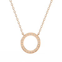 Eternelle Circle Lab Grown Diamond Pendant - Ophiratbf