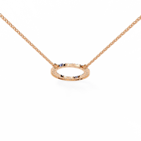 Eternelle Circle Lab Grown Diamond Pendant - Ophiratbf