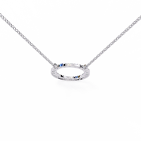 Eternelle Circle Lab Grown Diamond Pendant - Ophiratbf